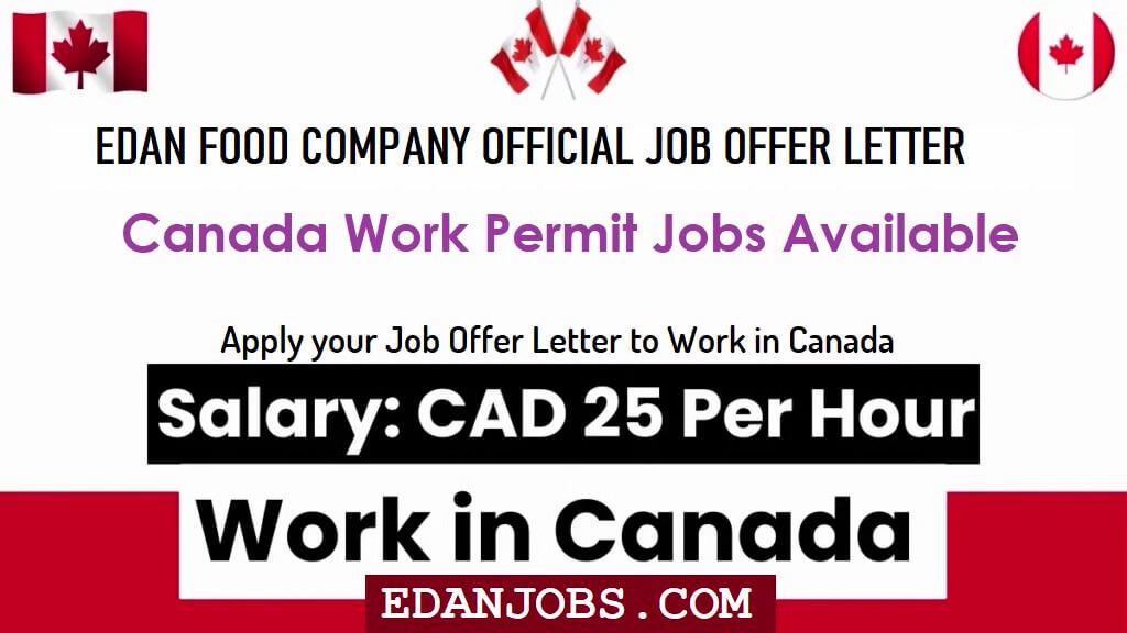 edan food company job offer letter